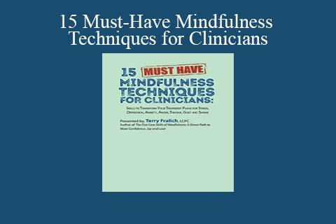 Terry Fralich – 15 Must-Have Mindfulness Techniques for Clinicians