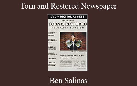 Ben Salinas – Torn and Restored Newspaper