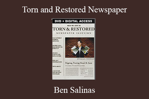 Ben Salinas – Torn and Restored Newspaper