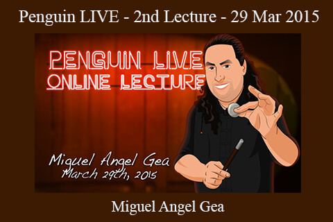 Miguel Angel Gea – Penguin LIVE – 2nd Lecture – 29 Mar 2015