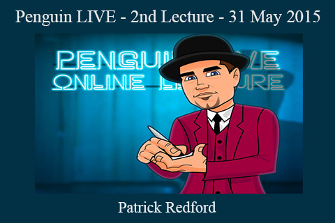 Patrick Redford – Penguin LIVE – 2nd Lecture – 31 May 2015