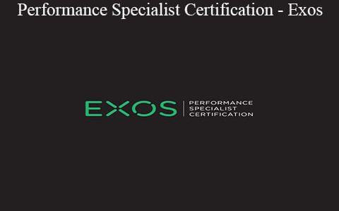 Performance Specialist Certification – Exos