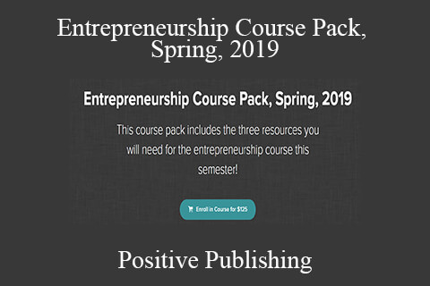 Positive Publishing – Entrepreneurship Course Pack