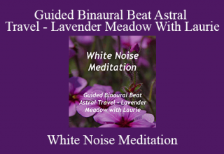 White Noise Meditation – Guided Binaural Beat Astral Travel – Lavender Meadow With Laurie