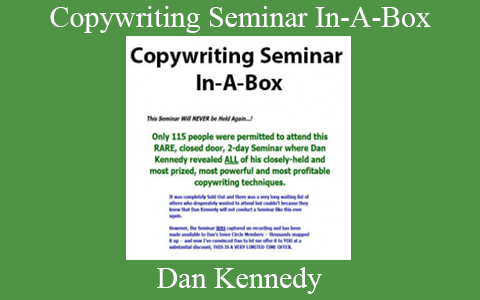 Dan Kennedy – Copywriting Seminar In-A-Box