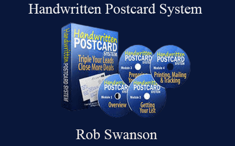 Rob Swanson – Handwritten Postcard System