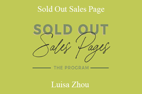 Luisa Zhou – Sold Out Sales Page