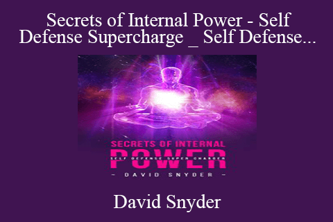 David Snyder – Secrets of Internal Power – Self Defense Supercharge _ Self Defense Energetic Bootcamp 2021