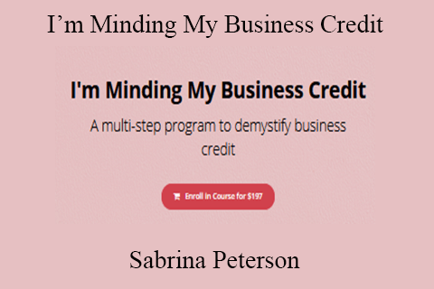 Sabrina Peterson – I’m Minding My Business Credit