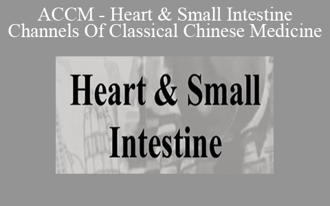 ACCM – Heart & Small Intestine Channels Of Classical Chinese Medicine