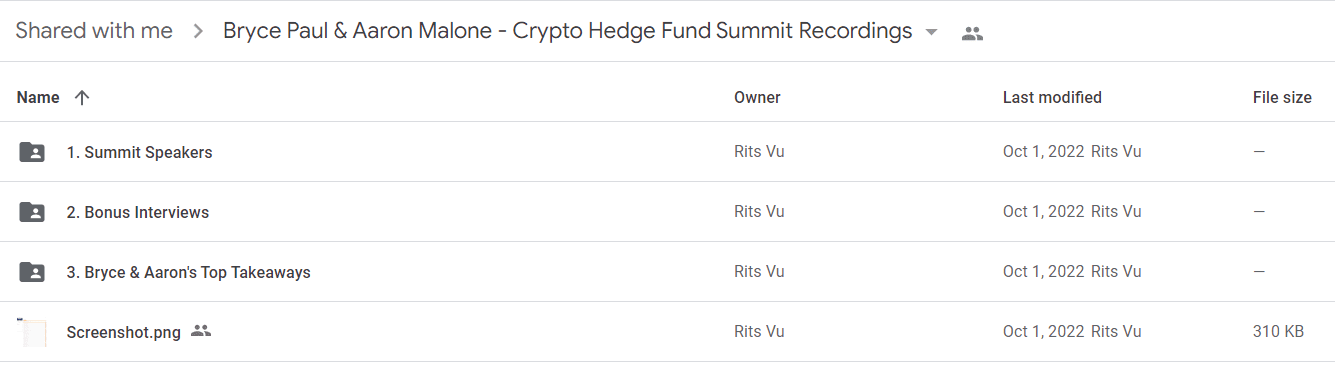 Bryce Paul & Aaron Malone - Crypto Hedge Fund Summit Recordings