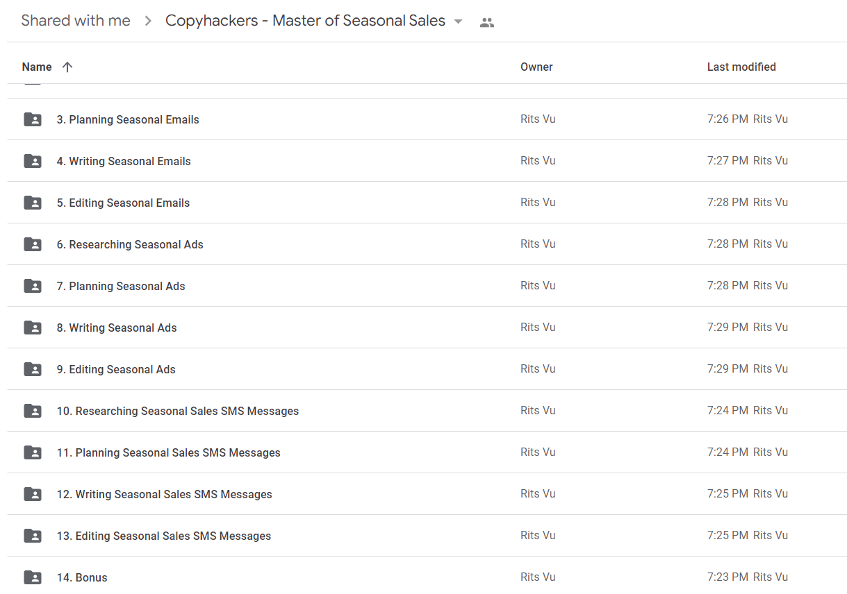 Copyhackers - Master of Seasonal Sales