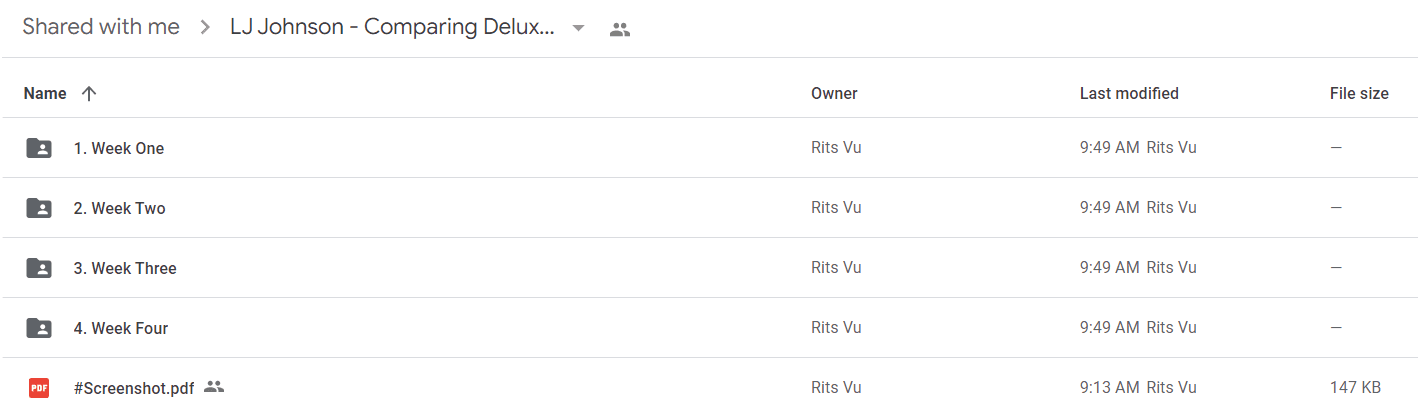 LJ Johnson - Comparing Deluxe Resorts