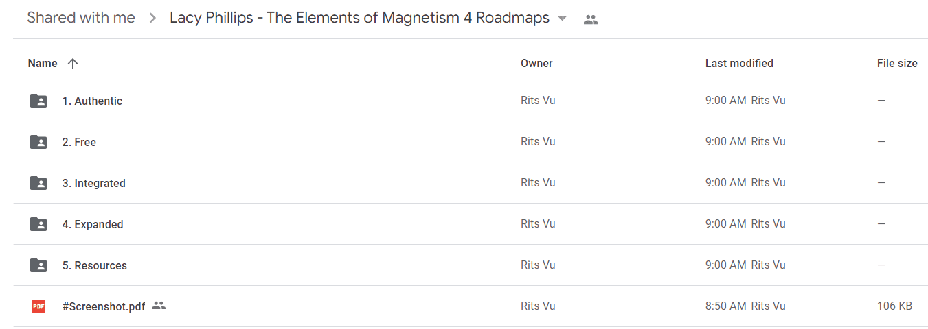 Lacy Phillips - The Elements of Magnetism 4 Roadmaps