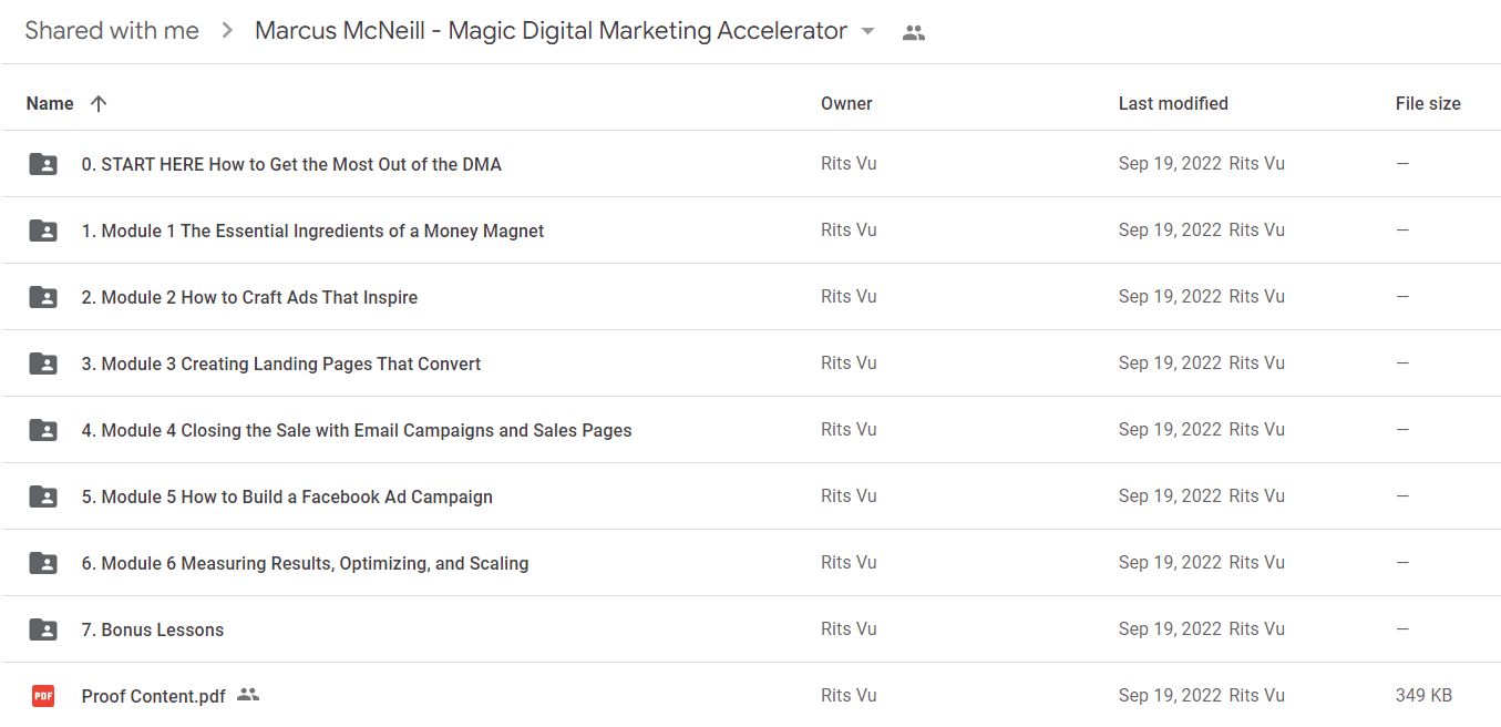 Marcus McNeill - Magic Digital Marketing Accelerator