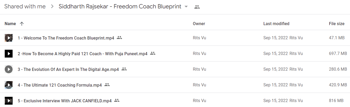 Siddharth Rajsekar - Freedom Coach Blueprint