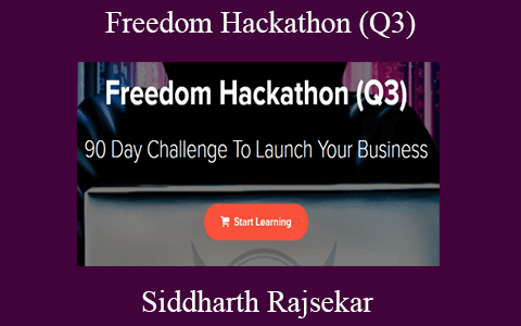 Siddharth Rajsekar – Freedom Hackathon (Q3)