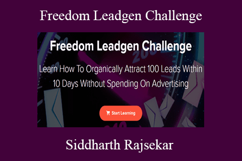 Siddharth Rajsekar – Freedom Leadgen Challenge