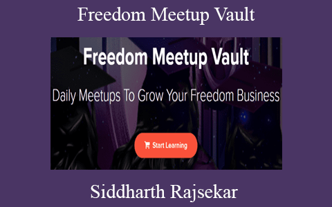 Siddharth Rajsekar – Freedom Meetup Vault