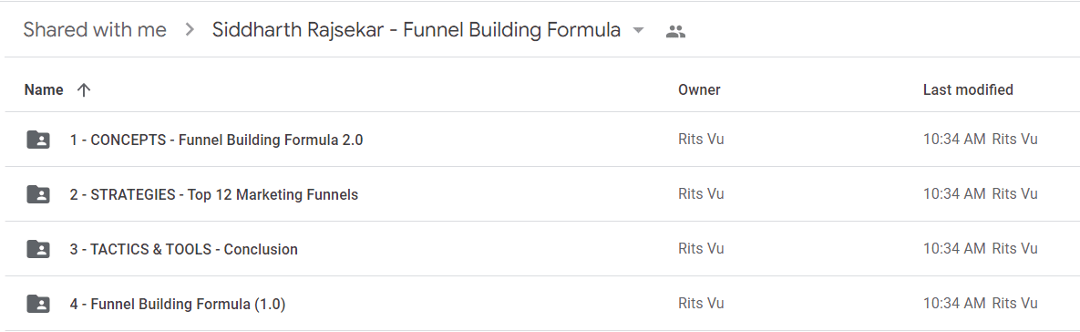 Siddharth Rajsekar - Funnel Building Formula