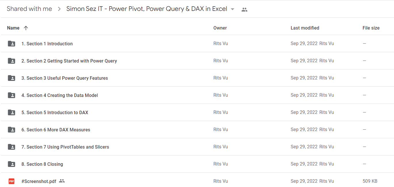 Simon Sez IT - Power Pivot, Power Query & DAX in Excel