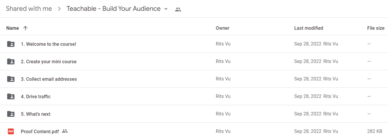 Teachable - Build Your Audience