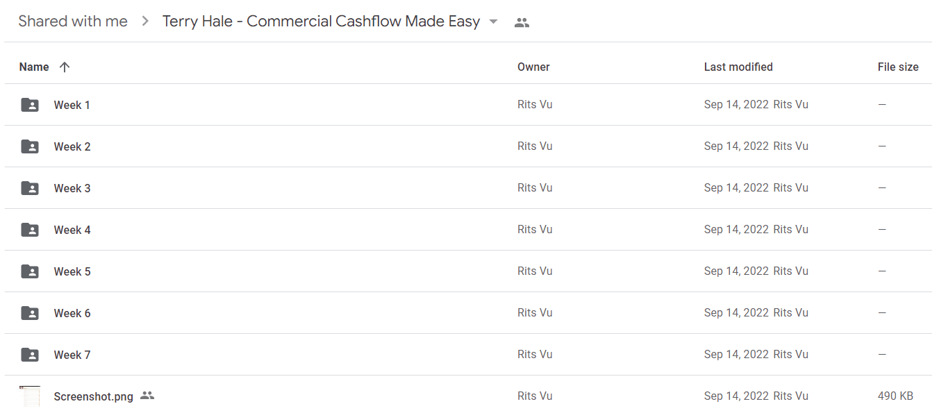 Terry Hale - Commercial Cashflow Made Easy