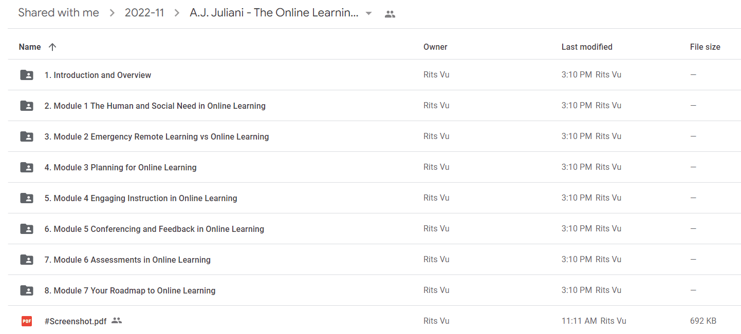 A.J. Juliani - The Online Learning Master Course for Grades 6-12