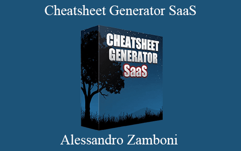 Alessandro Zamboni – Cheatsheet Generator SaaS