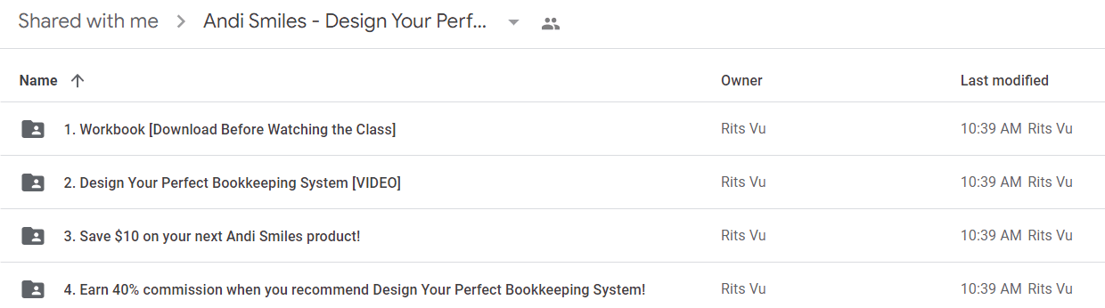 Andi Smiles - Design Your Perfect Bookkeeping System (2019)