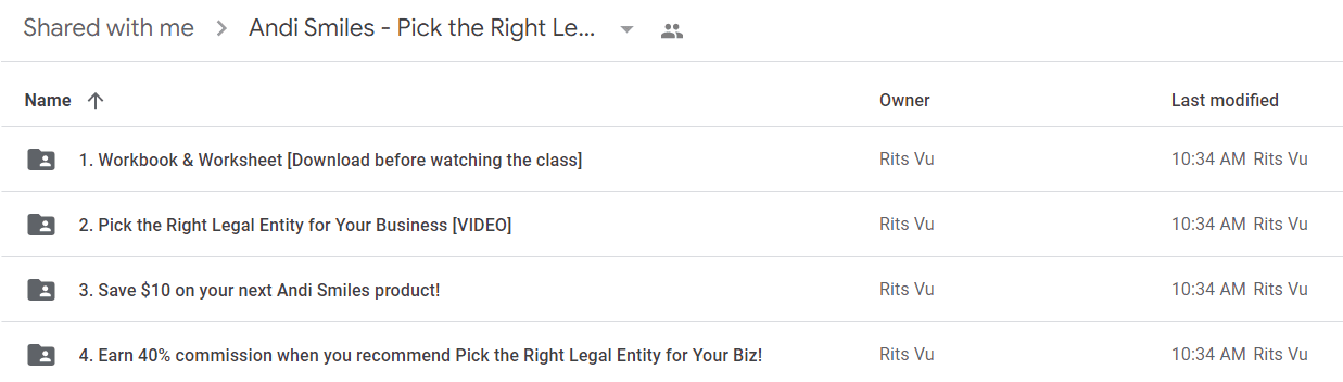 Andi Smiles - Pick the Right Legal Entity for Your Business