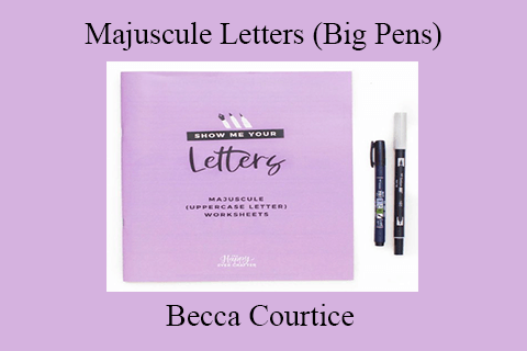 Becca Courtice – Majuscule Letters (Big Pens)