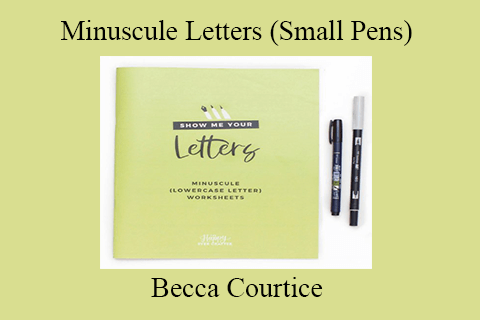 Becca Courtice – Minuscule Letters (Small Pens)