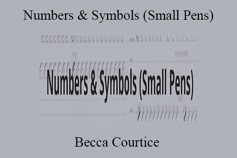 Becca Courtice – Numbers & Symbols (Small Pens)