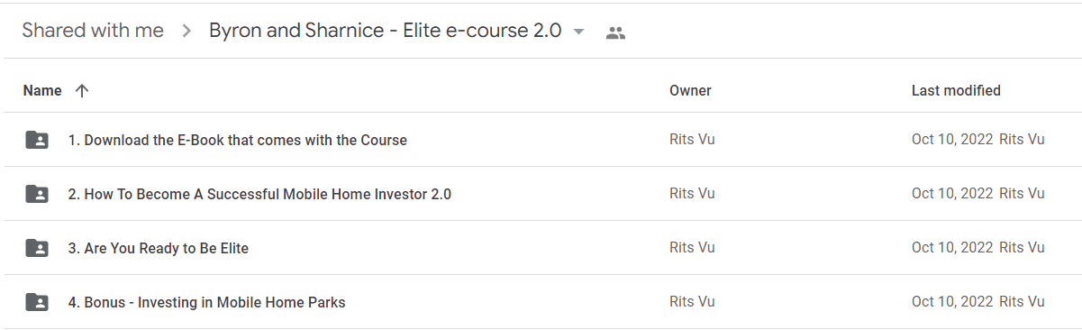 Byron and Sharnice - Elite e-course 2.0