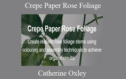 Catherine Oxley – Crepe Paper Rose Foliage