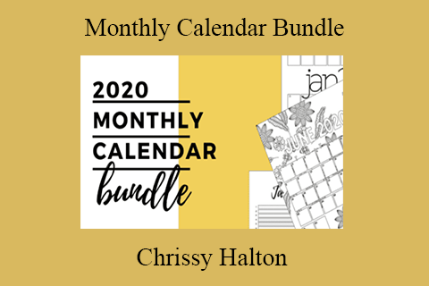 Chrissy Halton – Monthly Calendar Bundle