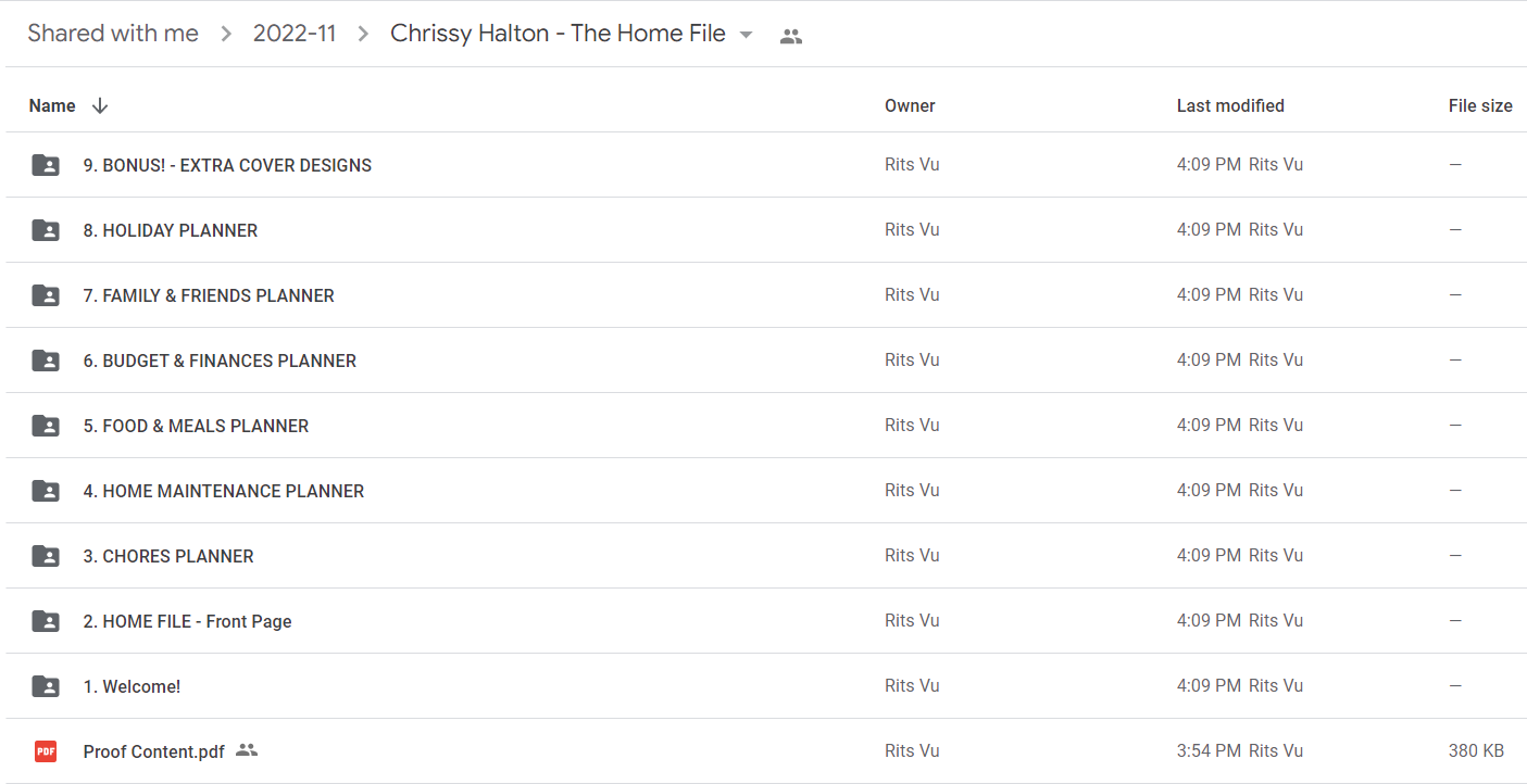 Chrissy Halton - The Home File