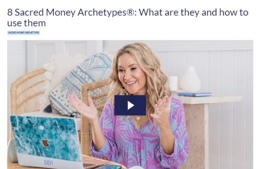 Denise Duffield-Thomas - The 8 Sacred Money Archetypes 2022