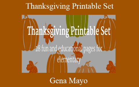 Gena Mayo – Thanksgiving Printable Set