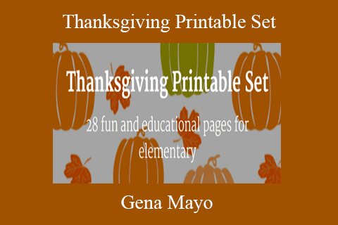 Gena Mayo – Thanksgiving Printable Set