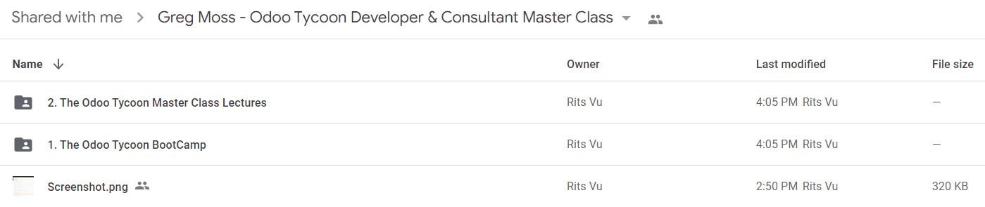 Greg Moss - Odoo Tycoon Developer & Consultant Master Class