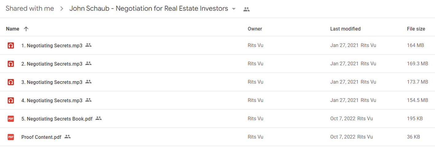 John Schaub - Negotiation for Real Estate Investors