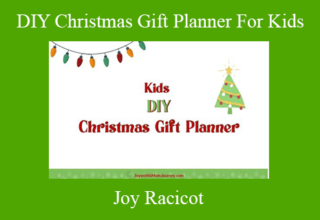 Joy Racicot – DIY Christmas Gift Planner For Kids