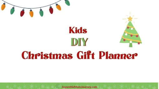 Joy Racicot - DIY Christmas Gift Planner For Kids