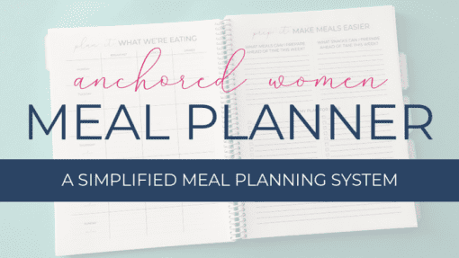 Kayse Pratt - Anchored Women Meal Planner