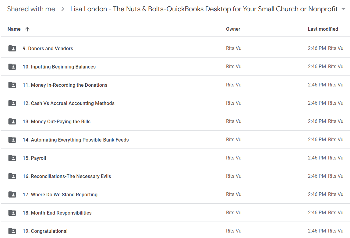 Lisa London - The Nuts & Bolts-QuickBooks Desktop for Your Small Church or Nonprofit