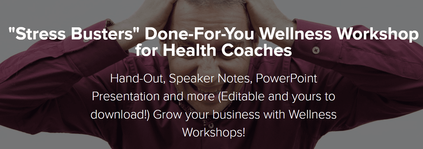 Lori Kampa - Stress Busters Done-For-You Wellness Workshop for Health Coaches