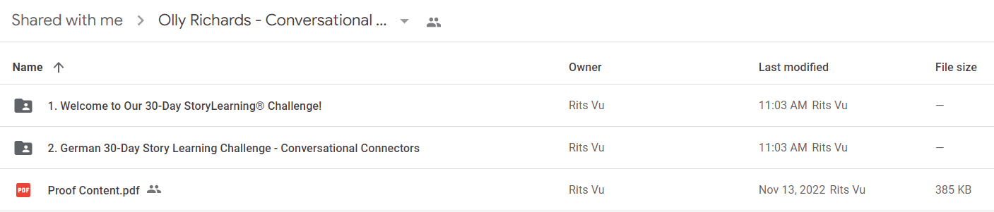 Olly Richards - Conversational Connectors (30-Day German Challenge)