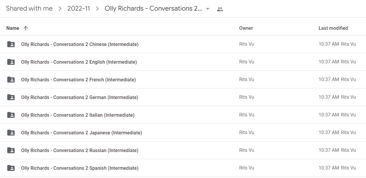 Olly Richards - Conversations 2 Bundle